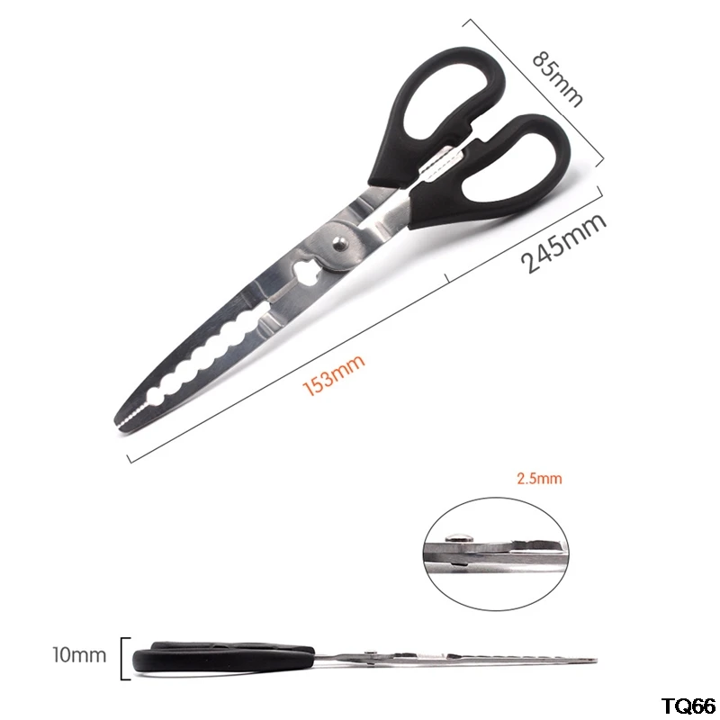 Удобные рыболовные ножницы из нержавеющей стали плоскогубцы резак для лески