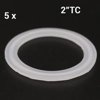 2 tri clamp silicone gasket 5 pcslot food grade high temperature brewer hardware