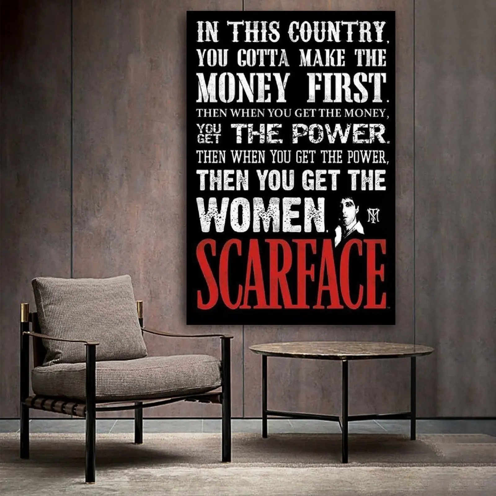 Скайфан мафия цитаты о уважении искусство стен на холсте постеры для гостиной