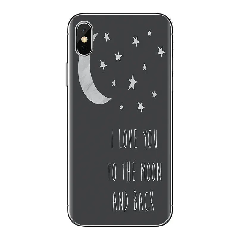 I Love You To The Moon And Back Art чехлы из термопластичного полиуретана для iPod Touch Apple iPhone 11 Pro 4