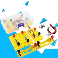 kids circuit toy experimental equipment electricity discovery school lab box new