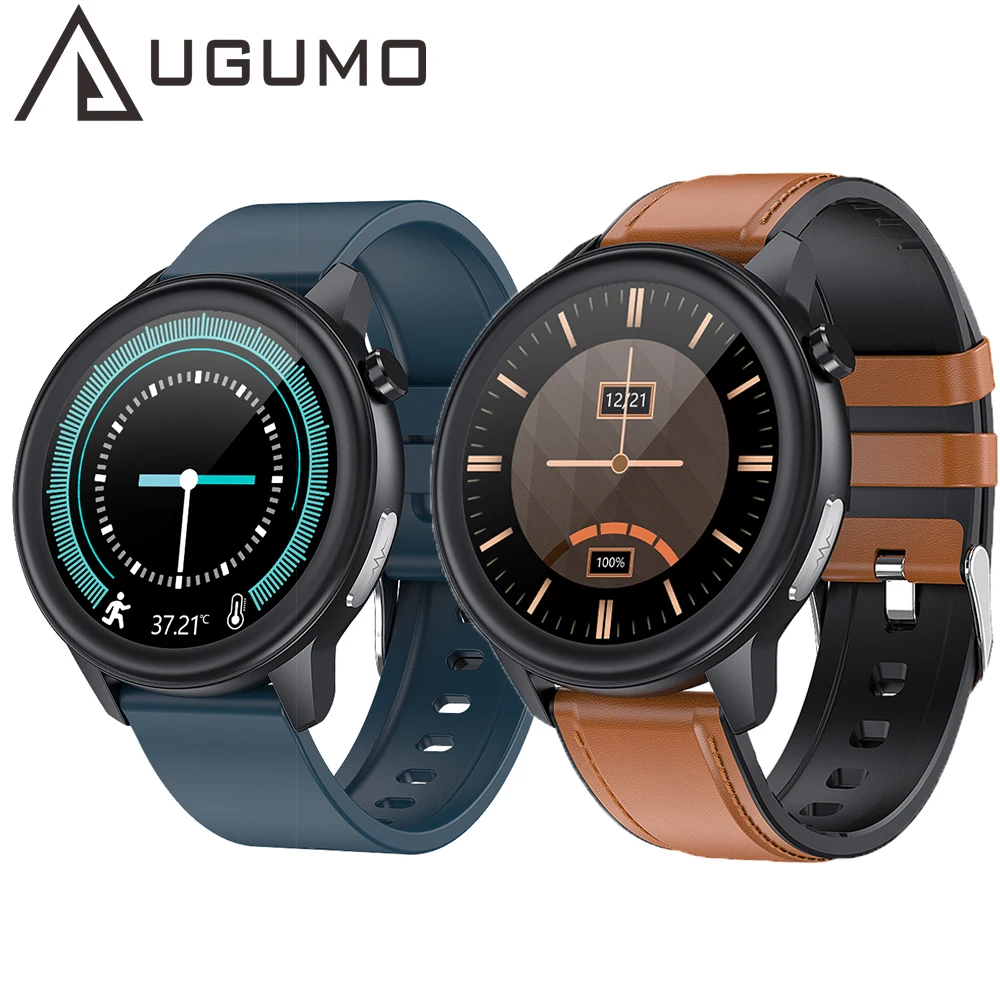 

UGUMO E80 Smart Watch Men Women Body Temperature Blood Pressure Blood Oxygen Heart Rate Health Monitoring PPG+ECG SmartWatch