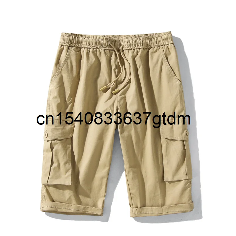 

Summer new men's extra large Multi Pocket Shorts