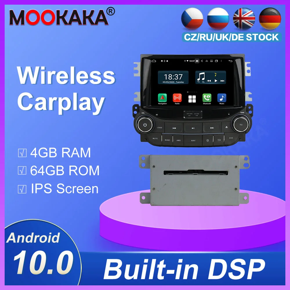 Android10.0 DSP PX5 PX6 4 Гб + 64 мультимедийный плеер GPS-навигация для Chevrolet Malibu 2015