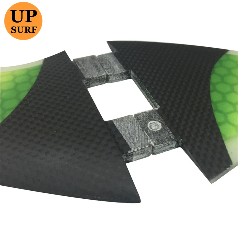 FCS Quad Fin G5 + K2.1 Красочная доска для серфинга из стекловолокна карбоновые ласты