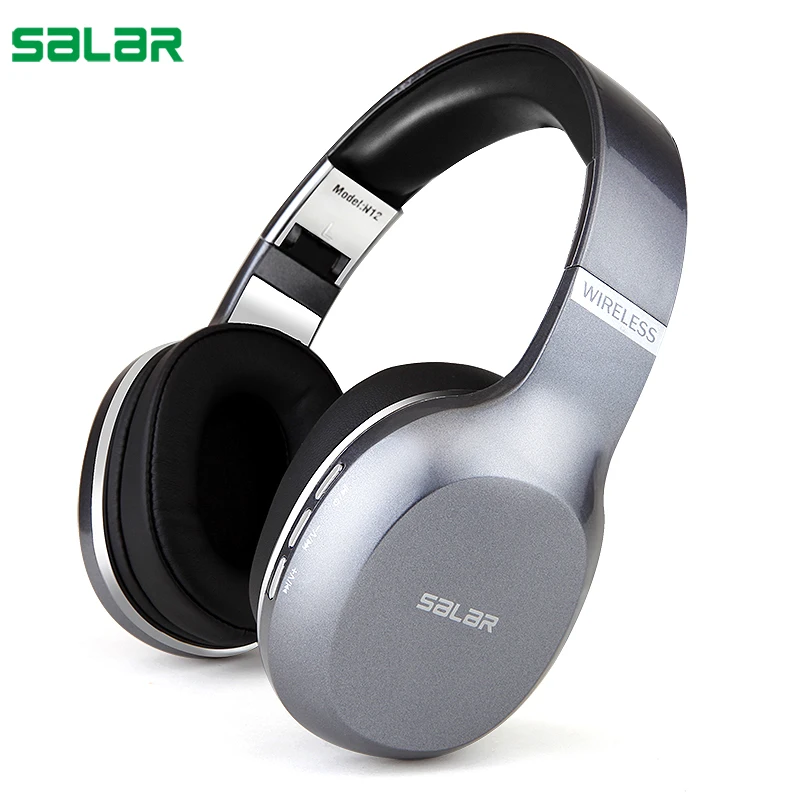 Беспроводная гарнитура Salar N12 складные Bluetooth наушники игровые с микрофоном для