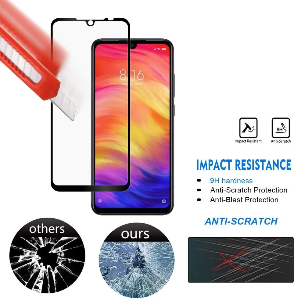 2 шт. пленка из закаленного стекла для камеры и переднее стекло для Xiaomi Redmi Note 7 8 Pro Чехол Аксессуары для мобильного телефона задняя камера протектор объектива