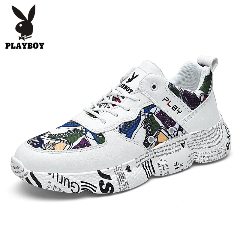 

PLAYBOY New Men's Walking Shoes Breathable Jogging Shoes Women Lightweight Sneakers Gym Shoes Outdoor Sports Walking Shoes Male
