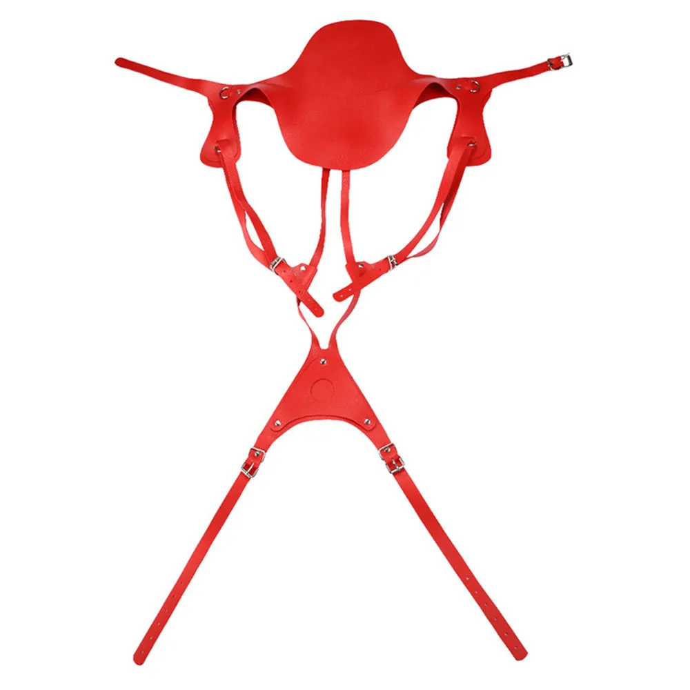 Женские трусики из искусственной кожи Пояс верности для лесбиянок БДСМ бондаж