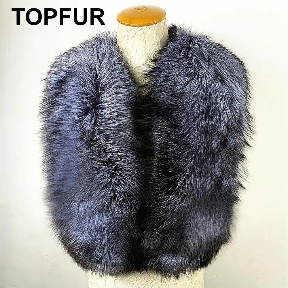 TOPFUR 2019 Новый Модный зимний женский шарф натуральный мех для женщин таинственный