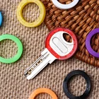10 шт. ключ колпачки для остановки теги Цвет кодовый ключ головные уборы этикетки ID ключ кодовый кольца определить ключи