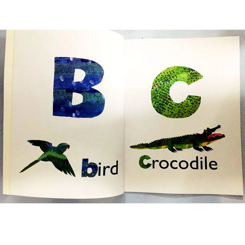 Эрик Карл's ABC от Eric Carle развивающая английская картинная книга обучающая карта