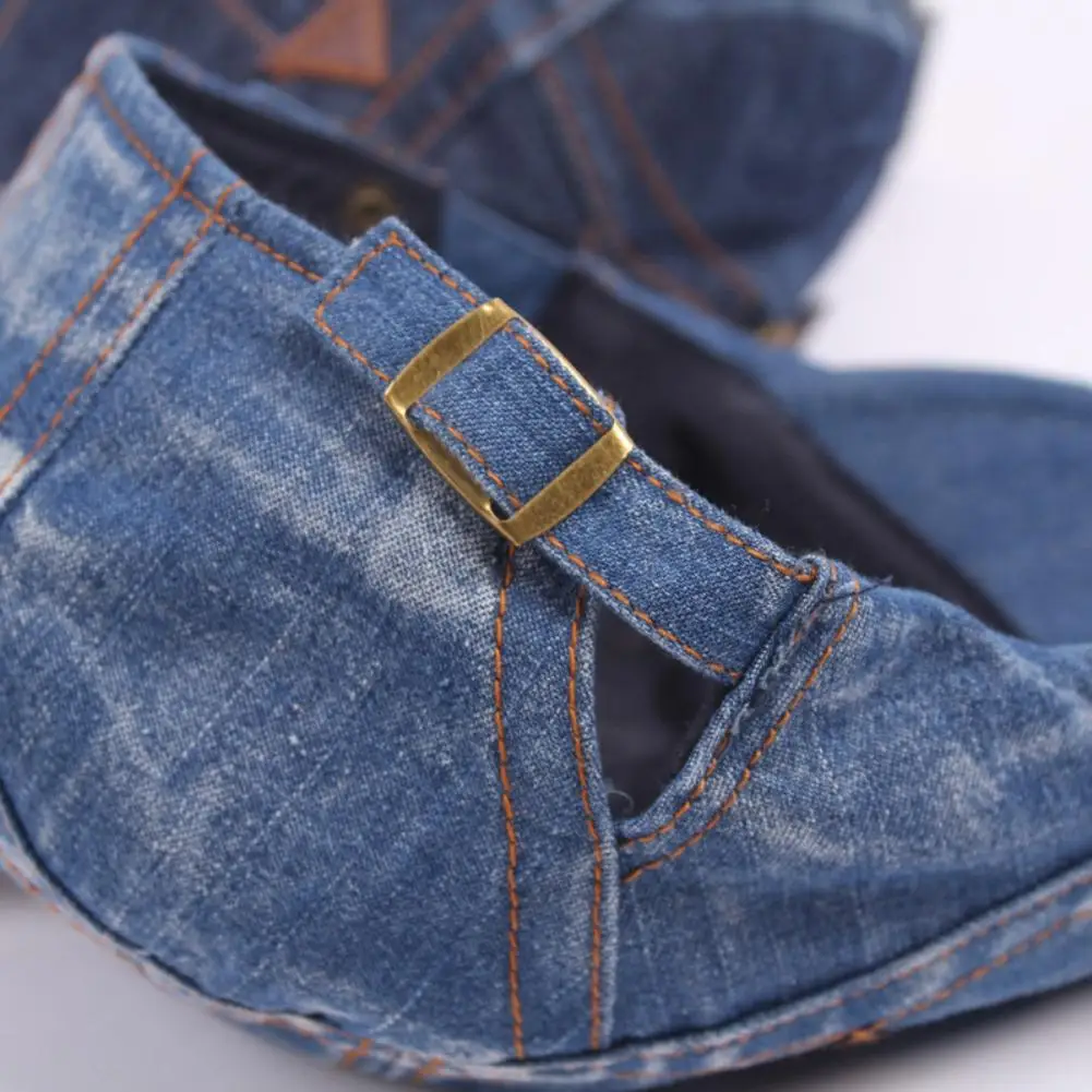 

Men Women Visors Vintage Washed Jeans Hat Outdoor Sports Denim Beret Sun Visor Flat Cap 2021