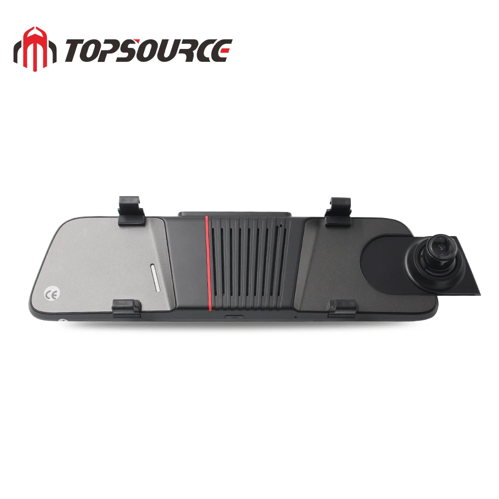 TOPSOURCE 10'' stream media Dash Camera 1080P Rear View Mirror Media Car DVR Recorder with Night Vision G Sensor Parking Monitor |