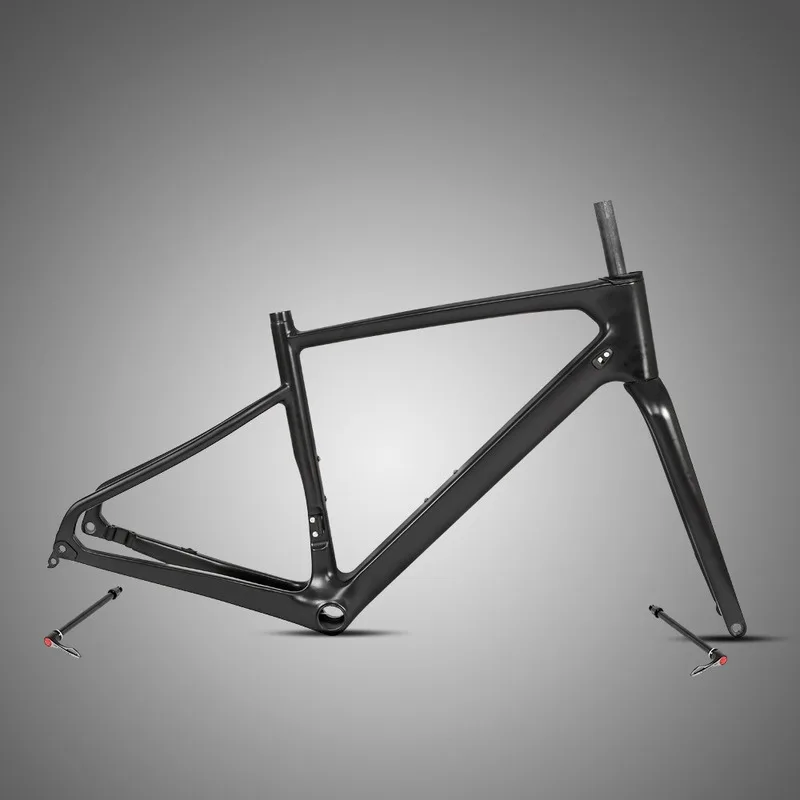 

TWITTER R7 700C*45MM carbon fiber road frame with front fork + headset and outer cover+front and rear barrel axle disc brakes