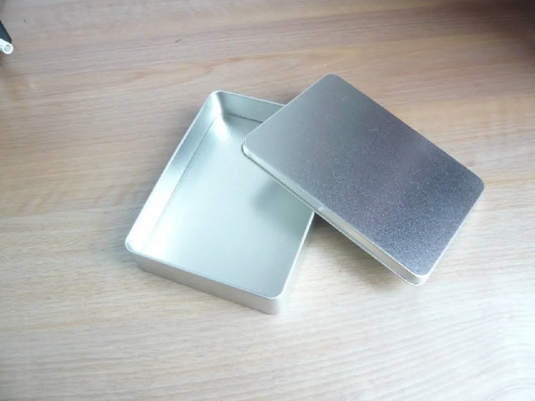 Квадратный металлический контейнер коробка для хранения косметики чая кофе