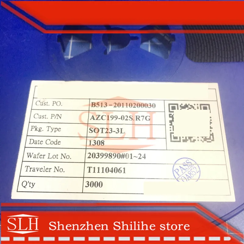 

100 шт./лот AZC199-02S.R7G SOT23-3L совершенно новый аппарат не Привязанный к оператору сотовой связи