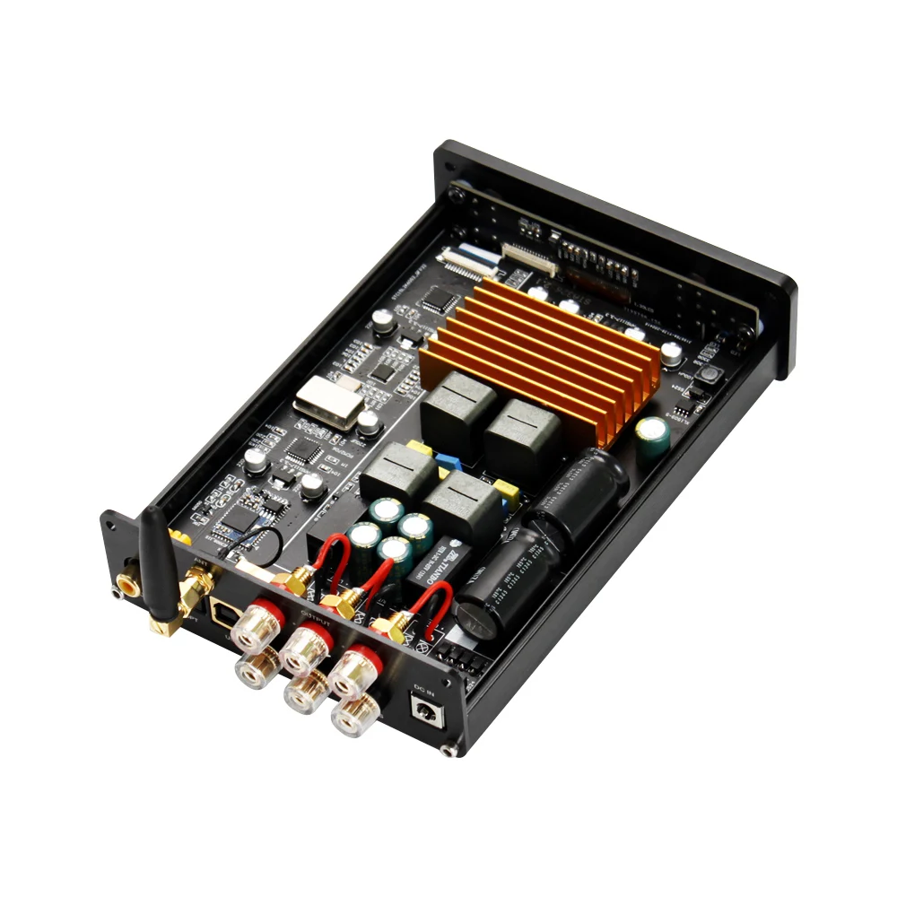 

AIYIMA STA326 Subwoofer Amplifier CSR8675 Bluetooth 5.0 APTX 25W*2+50W High Power 2.1 Digital Audio Amplifiers With OLED Screen