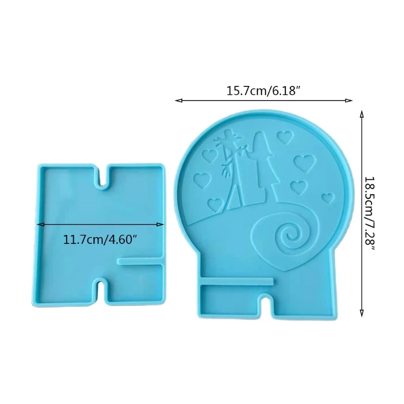 

Cellphone Bracket Holder Epoxy Resin Mold Mobile Phone Stand Casting Silicone Mould DIY Crafts Making Tool