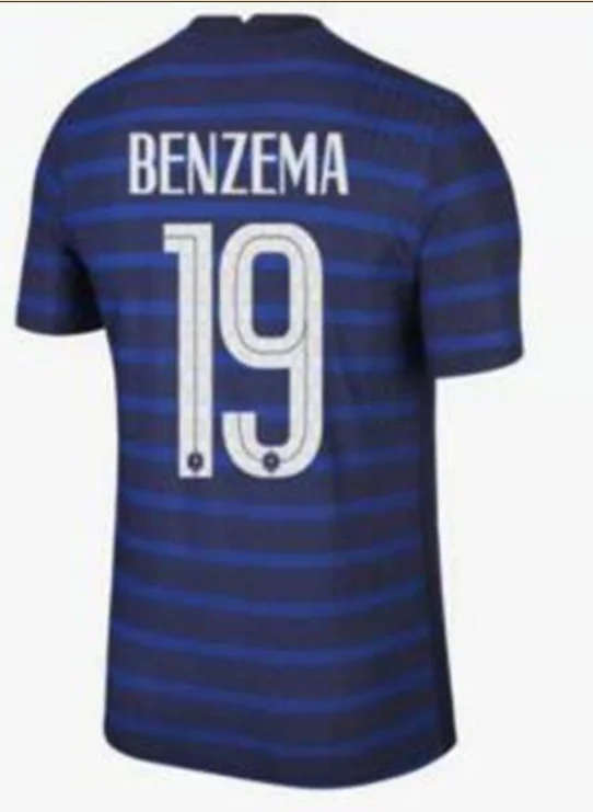 

Adults Size S-4XL Football 2022 FranceE MBAPPE GRIEZMANN POGBA KANTE BENZEMA UMTITI New FranceES Top Quality