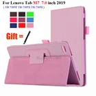 Чехол для планшета Lenovo Tab M7, смарт-чехол с подставкой для Lenovo Tab M7, телефон с диагональю 7,0 дюйма, чехол с ручкой