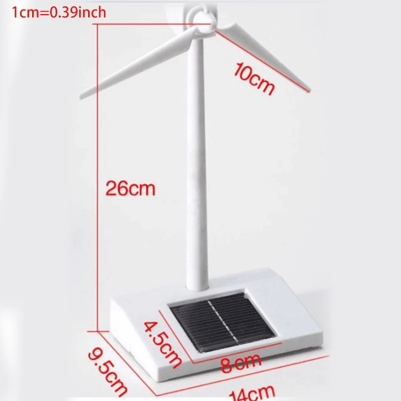 

Solar Powered Windmill Model Building Kit Kids DIY Pinwheel for Children Gift L5YF