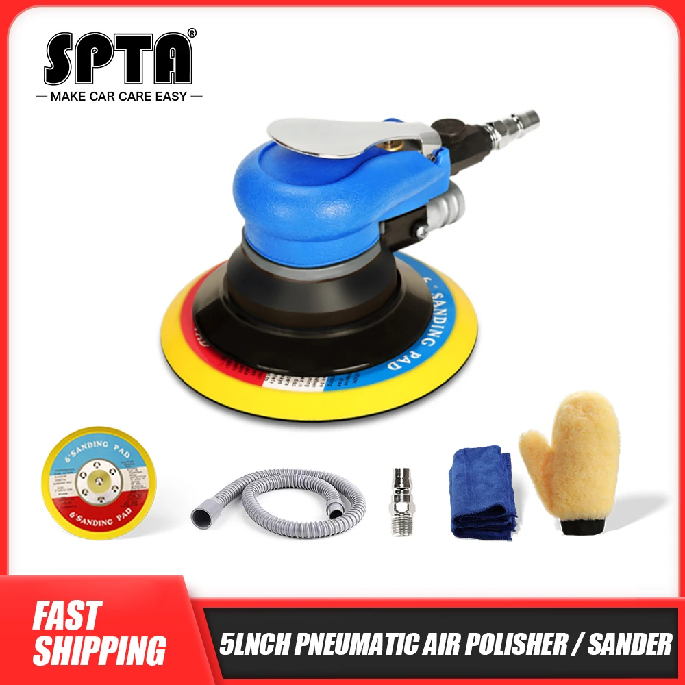 SPTA 6 дюймовый дисковый пневматический шлифовальный станок двойного действия