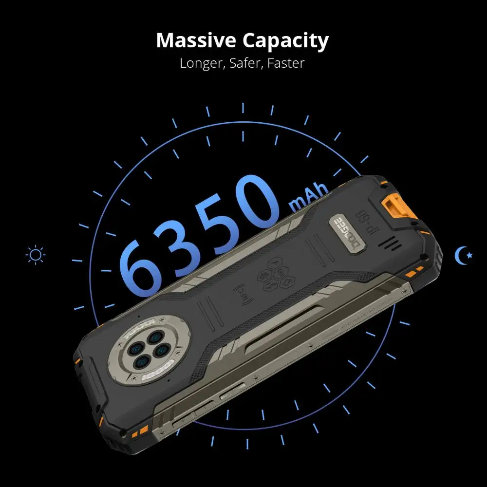 DOOGEE S96 Pro 2021 Rugged Phone 48MP Quad Camera smartphone 20MP Infrared Night Vision Helio G90 Octa Core 8+128GB NFC