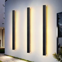 outdoor wall light led waterproof balcony lamp ip65 aluminum long wall lights for garden villa porch courtyard lighting ac220v