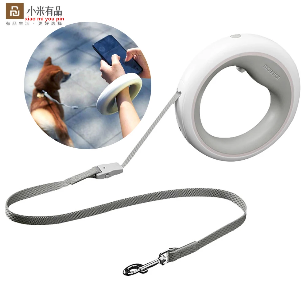 Выдвижной собачий поводок светодиодное освещение гибкий ошейник щенок длина 2 6 м