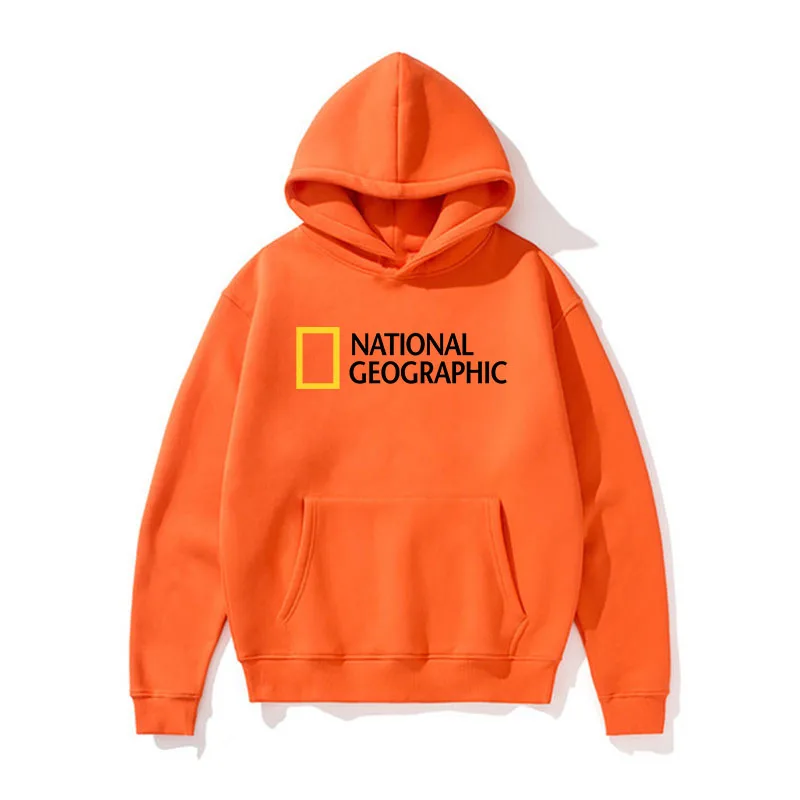 

Fall fashion men's hooded sweatshirts, outdoor fashion sweatshirts, entertainment, measurement and adventure National Geographic