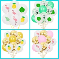 10 pcsset colorful balloon 12 inch birthday party supplies decoration pineapple hawaii party decoration latex balloon wholesale