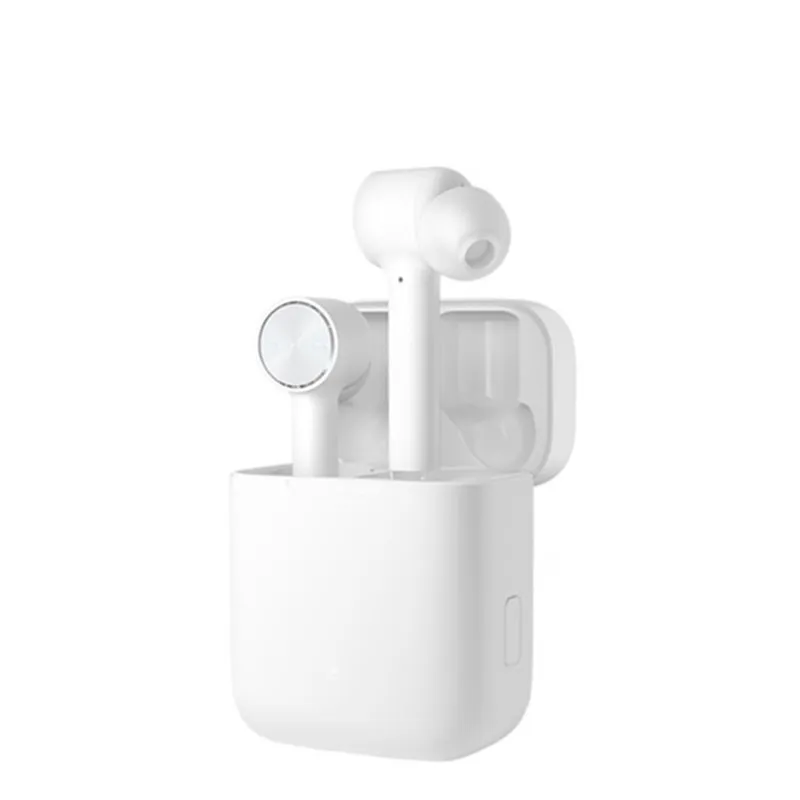 white Xiaomi Air TWS гарнитура Bluetooth True беспроводные стерео наушники ANC переключатель ENC автоматическая пауза управление нажатием Беспроводная зарядка - Цвет: white