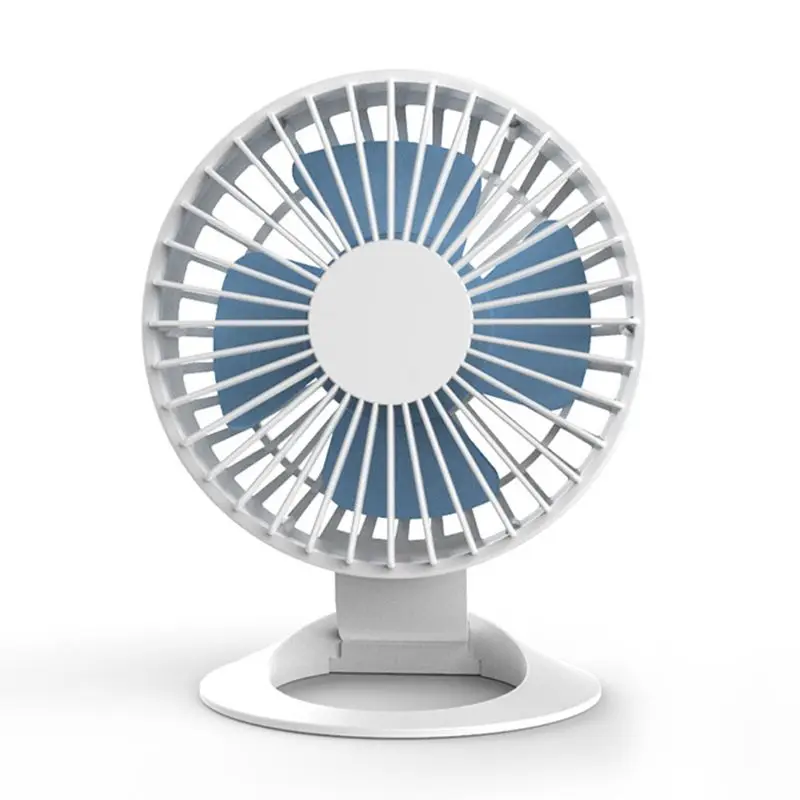 

Mini Desktop Cooling Fan USB Charging Mute Fan Air Cooler for Home Office School K1AD