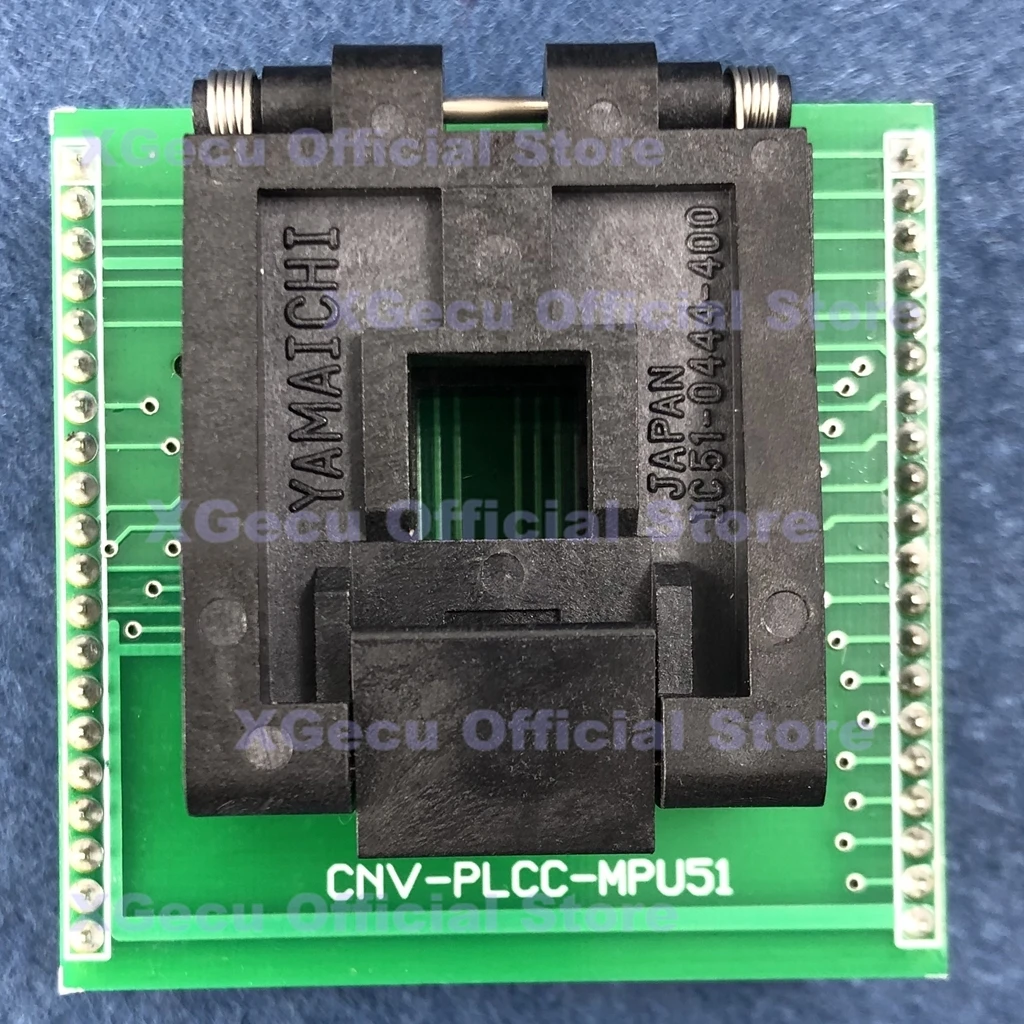 

CNV-PLCC-MPU51 PLCC44 to DIP40 adapter support MCU 51 for TL866A TL866CS TL866II PLUS or other ZIF 40-PIN Programmers