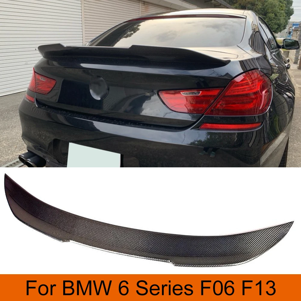 F13 Rear Trunk Spoiler For BMW 6 Series M6 F06 640i 650i xDrive Gran Coupe Boot Lid Spoiler 2012 - 2018 Body Kits