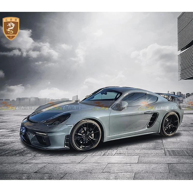 

CSSYL для Porscher 718 Cayman & Boxster Upgrade GT4 style 2016-on задний спойлер из углеродного волокна, крыло boxster 718, аксессуары 00365