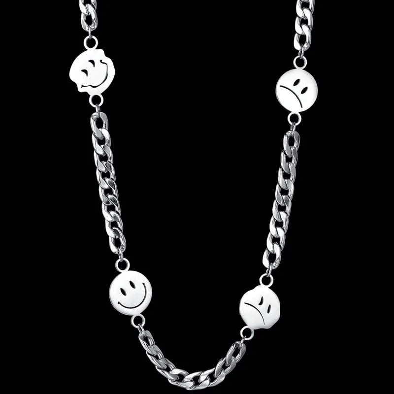 Ожерелье из нержавеющей стали в стиле хип-хоп ожерелье с подвеской со