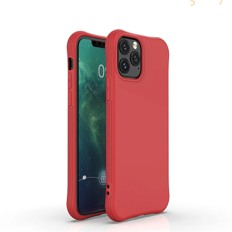 

Phone Case For iPhone 11 Pro X XS XR Max 8 7 6 6s Plus Candy Soft TPU Silicone Back Cover Plain Color Lens Protective Shell
