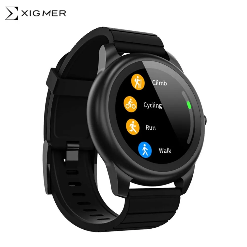 Xigmer Лунные полностью сенсорные умные часы для мужчин Спортивные Водонепроницаемые IP68 Монитор сердечного ритма и сна для IOS Android Глобальная версия смарт-часов.