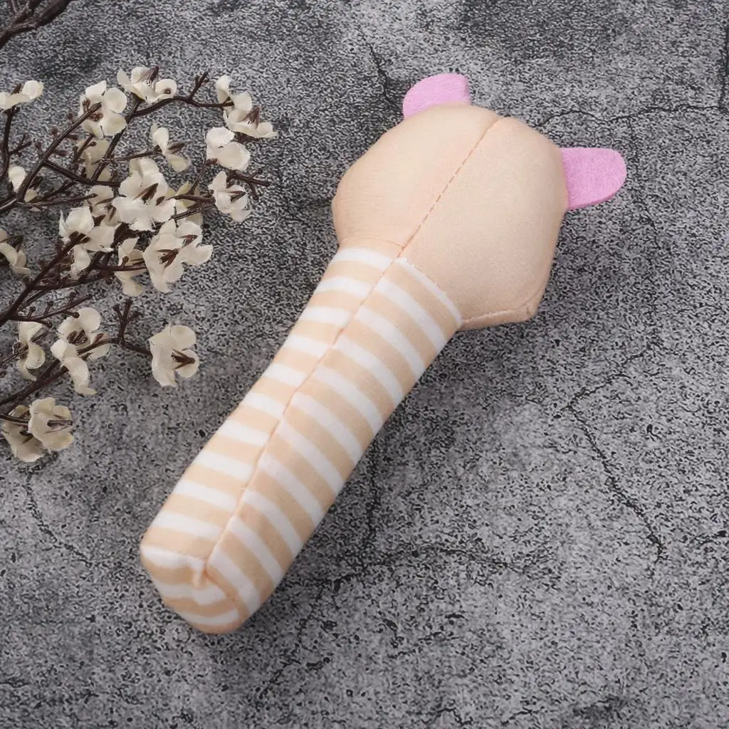 New Soft Plush Baby Toy Animal Hand Bells Baby Teethe Rattle Toys High Quality Newborn Gift Animal Style Hand Bell Rattle 0-12M