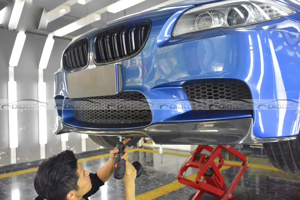 OLOTDI Тюнинг автомобиля углеродное волокно передняя губа ДЛЯ BMW F10 M5 бампер спойлер