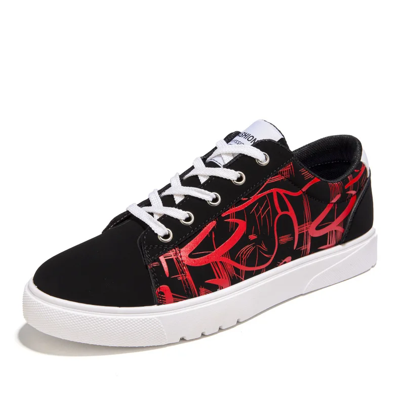 

Spring and Autumn Men's Casual Shoes Canvas Shoes Men's Korean Fashion Sneakers Black Low-Top Cloth Shoes Student Male Shoes