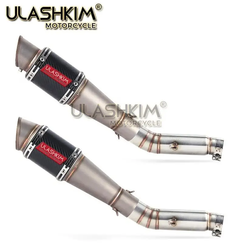 Выхлопная труба глушителя для мотоцикла средняя без шнуровки HONDA CBR400 CB500R CBR500R