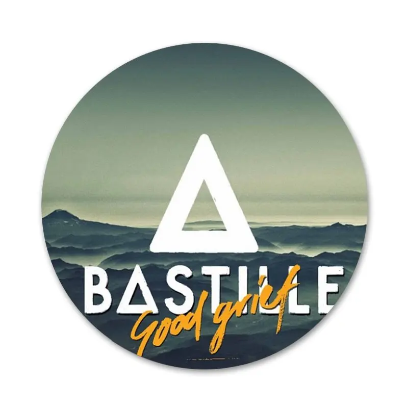 Классные значки с изображением браслета bastile металлические для украшения одежды