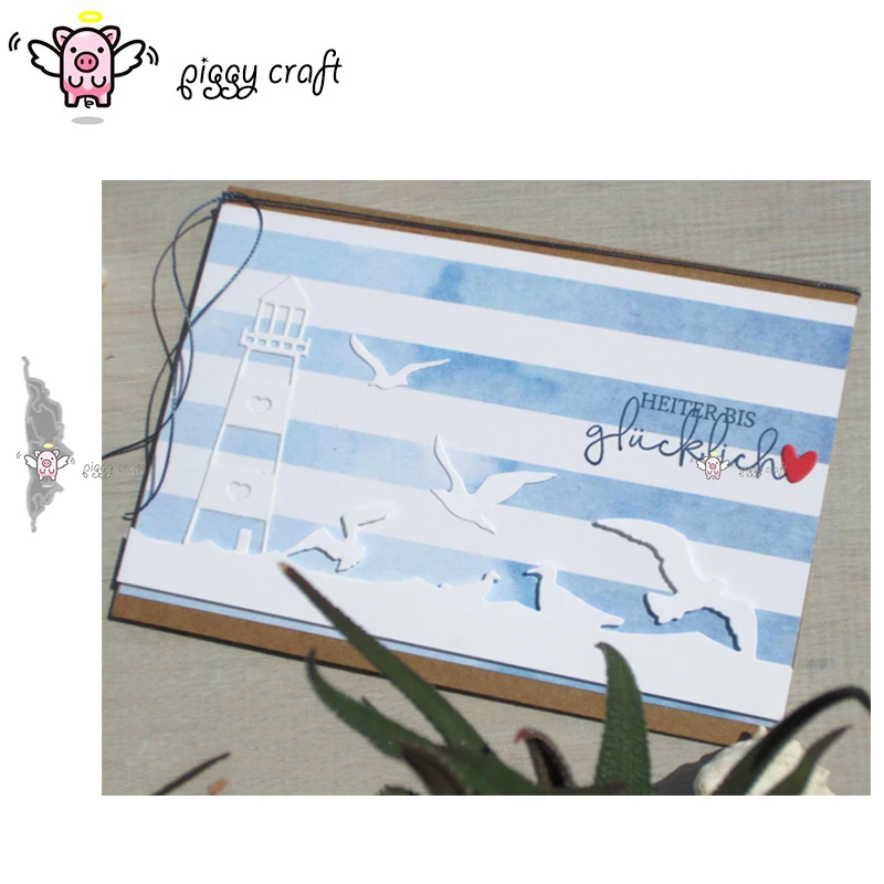 Металлические Вырубные штампы форма в виде чайки птицы волнистые края