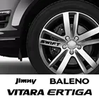 Автомобильные наклейки на обод колеса для Suzuki Swift SX4 Jimny Ignis Alto Samurai Baleno Grand Vitara Celerio Ciaz Ertiga Equator S-Cross