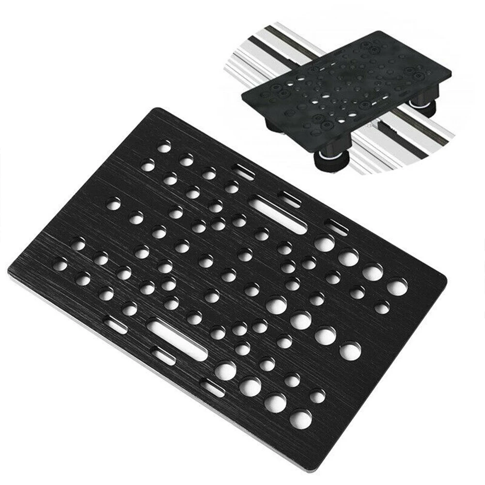 For CNC Router Machine 20-80mm Gantry Plate Tool V Slot 3D Printer Extrusion Aluminum Profile Durable Board Replacement Parts |