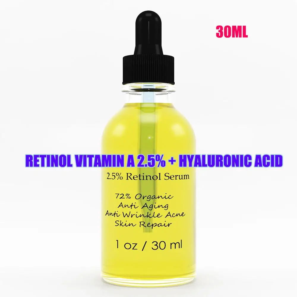 Оригинал чистый ретинол витамин а 2.5% + Гиалуроновая кислота крем для морщин