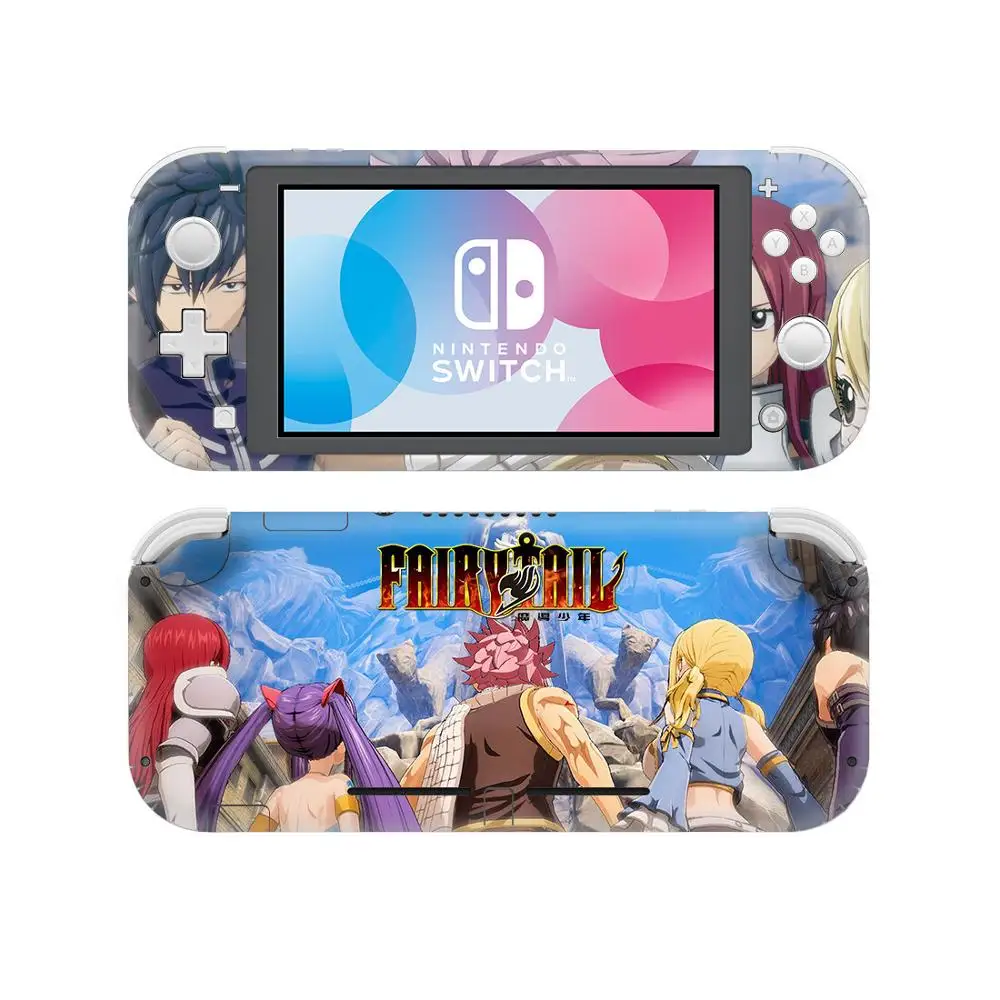 vinyl screen skin anime fairy tail protector stickers for nintendo switch lite ns console nintend switch lite skins stickers free global shipping